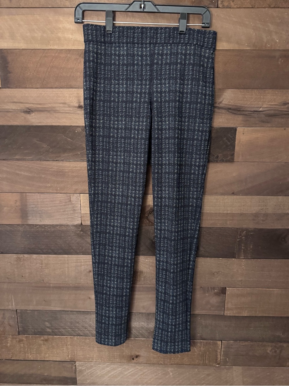 Women’s Theory Navy Patterned Stretch Pants